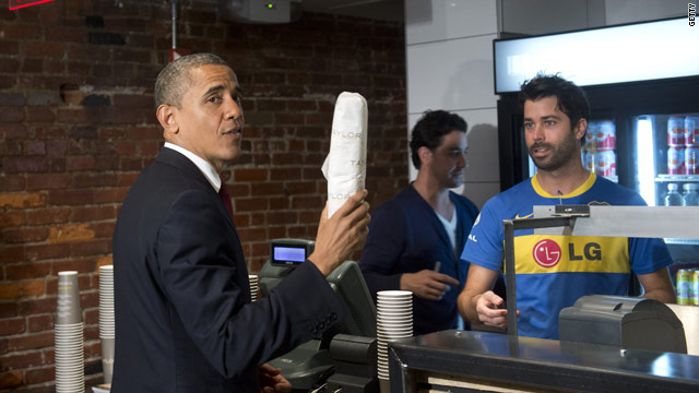 Obama Buys Hoagie For Himself, Is PCRM Watching?